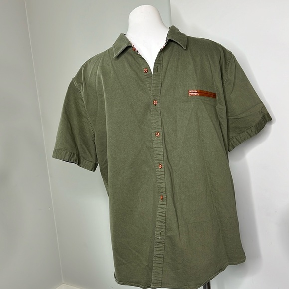 Coofandy Casual Shirt Short Sleeve Shirt size XXL - Picture 1 of 6
